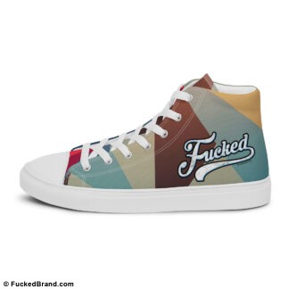 Streetwear Edition: Fucked High Top Canvas Shoes, V.1 (Men’s) – Limited Release