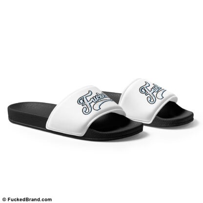 Essential: Fucked Men’s Sandal Sliders, Black or White Soles