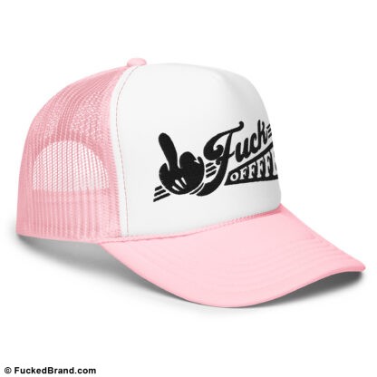 Graphic: Fuck Offfff Trucker Hat, Embroidered