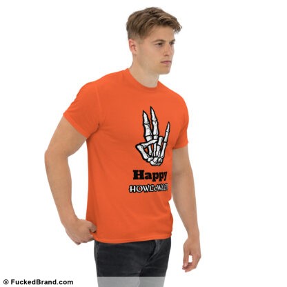 PERSONALIZE THIS DESIGN – Halloween: Fucked Happy HOWLoWEEN Shocker T-Shirt, Men’s